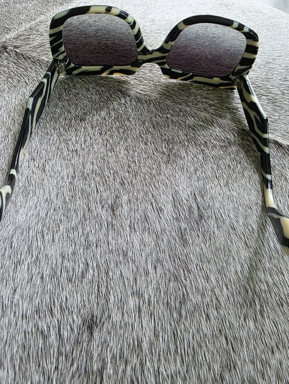 Dolce & Gabbana Zebra / Black Sun Glasses